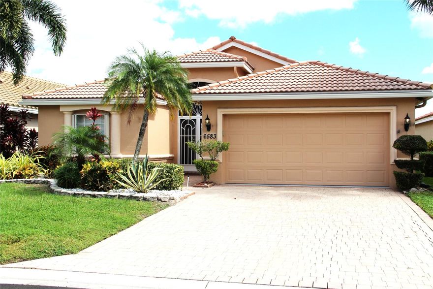 Beautifully furnished 2 bedroom, 2 bathroom home plus den available for seasonal rental. This spacious, fully supplied residence offers effortless, turnkey living - just bring your suitcase! Enjoy tranquil water views from the screened lanai and take advantage of the many amenities this vibrant 55+ community has to offer. Whether relaxing by the water or participating in the active social calendar, you'll love spending the season here in comfort and style.