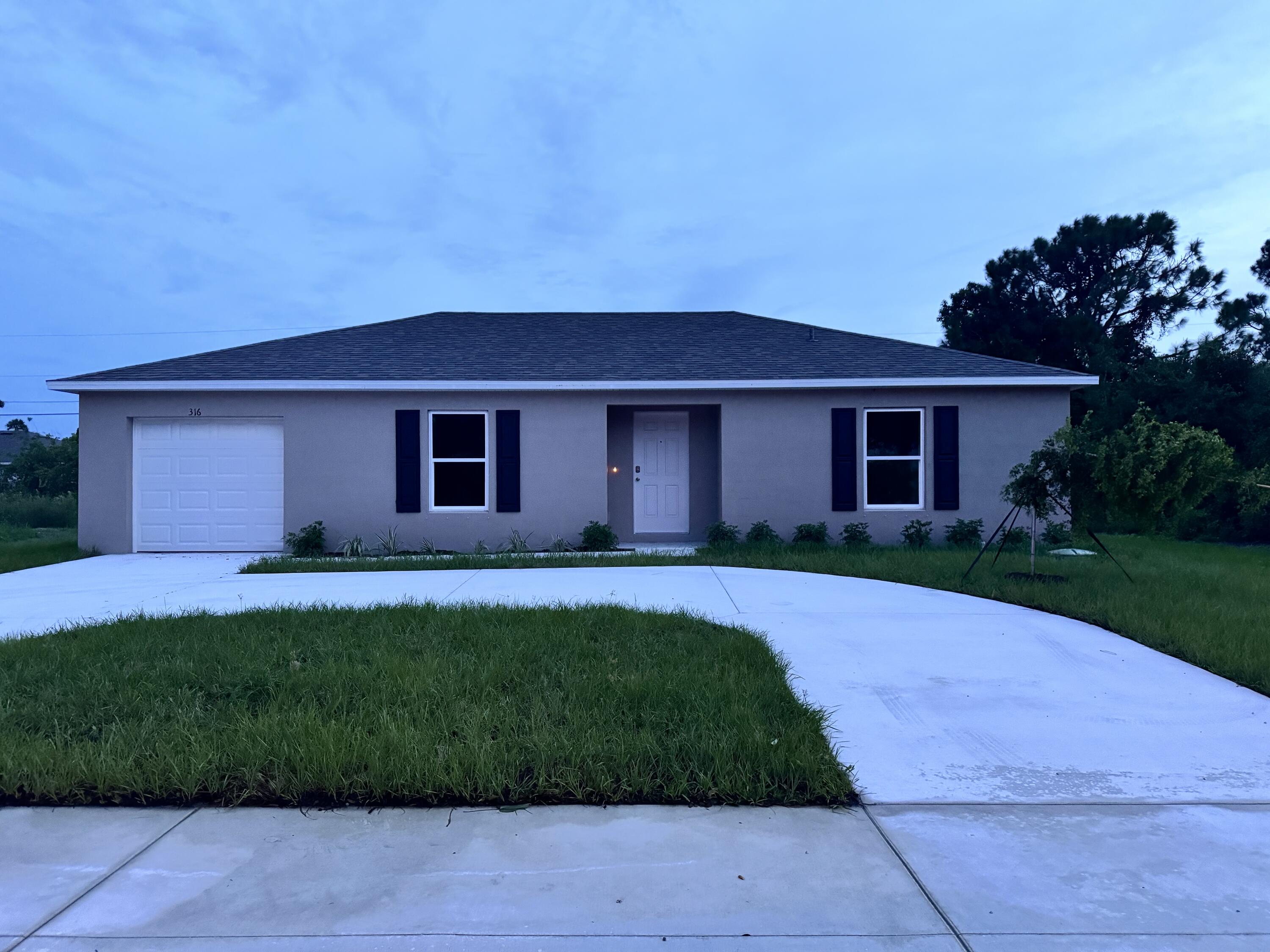 Beautiful 2 bed 2 bath home in the heart of Port Saint Lucie built in 2024! Attached garage! Appliances included: Refrigerator, Range, Dishwasher Washer, Dryer.