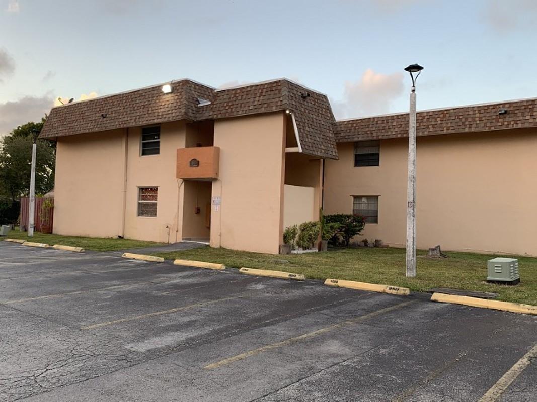 Very quite gated community for security, with 2 assigned parking's, washer / dryer in unit, tile throughout, central AC is 4 yrs old. Granite countertop, accordion shutters, water front canal view enjoy nature from your balcony. walking distance to super market and stores. Community pool, easy to show 3 week approval process prior to move in.