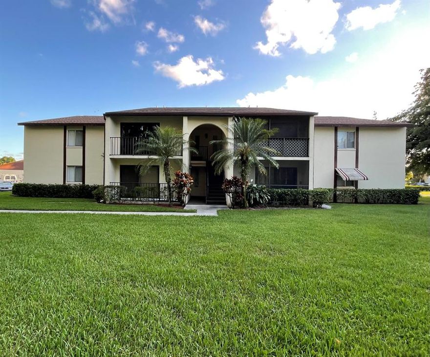 WELCOME TO BEAUTIFUL PINE RIDGE AT HAVERHILL. DRIVE THROUGH THE SECURTIY GATES TO YOUR HOME IN A PRIVATE PARK SURROUNDING A HUGE LAKE AND WALKING TRAIL. HUGE POOL OVERLOOKING LAKE. TENNIS, HANDBALL, AND SHUFFLEBOARD. BEAUTIFULLY RENOVATED 2/2 GARDEN VIEW GROUND FLOOR CONDO WITH ALL NEW BATHROOMS, TILE, CROWN MOLDING, LIGHTING, AND CEILING FANS. QUIET AND PRIVATE LOCATION CLOSE TO POOL. LAKE, AND ALL RECREATION AMENITIES. CLOSE TO ALL SHOPPING, RESTAURANTS, WELLINGTON GREEN MALL AND PRO BALL FIELDS OF THE PALM BEACHES.