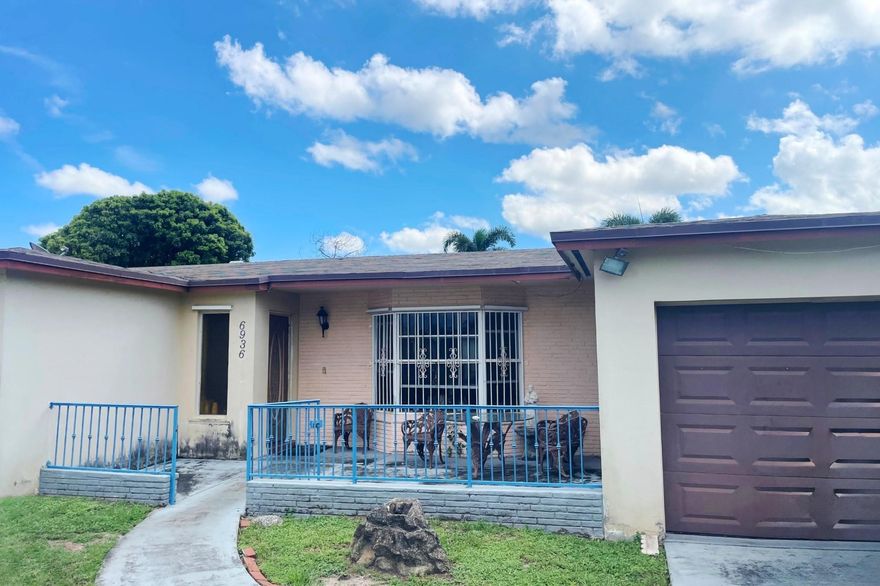 3/2 situated in the sought-after ORIOLE-MARGATE, close to Publix, shopping centers, and recently built fire station. Contains Private pool and no HOA. Curve driveway with lots of room for parking. Home is ready for an investor!