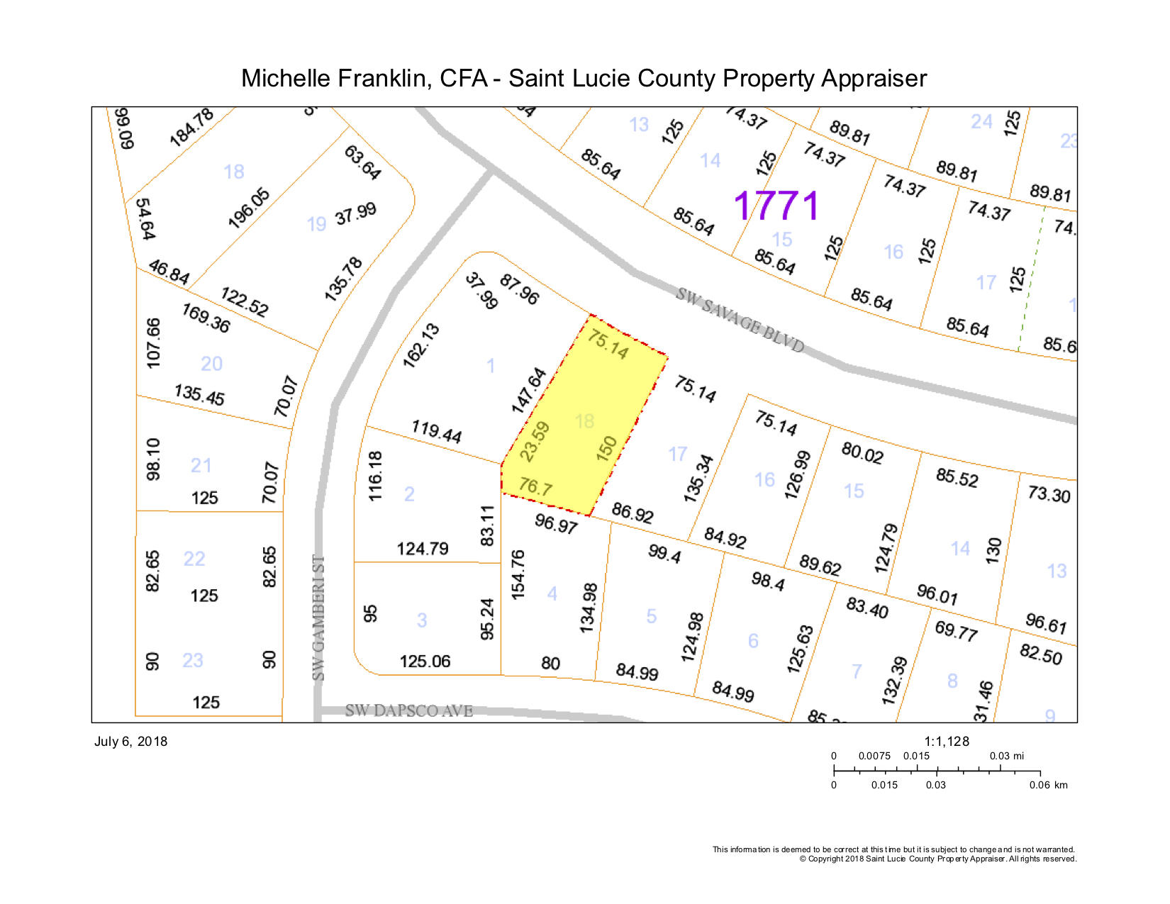 PORT ST LUCIE SECTION 35 - Land