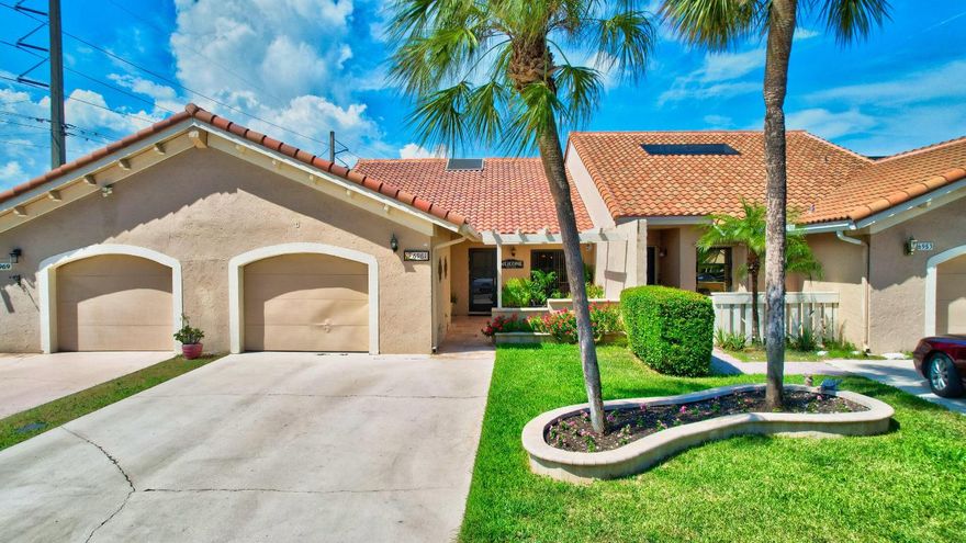 Welcome to Paradise! You CAN Have It ALL! This Magnificent Renovation creates a luxurious backdrop for Your New Home! Designed w/TLC, every detail boasts high quality and modern charm. From the sparkling tile floors, to the kitchen & bath finishes, you will find the ambiance that you are looking for. No worries with your complete impact windows, doors, and skylights, to the newer roof and updated appliances. Conveniently located in central Boca, so close to world class shopping, restaurants, and Houses of Worship. Come see this beautiful villa, and make Tiburon II Your New Home!