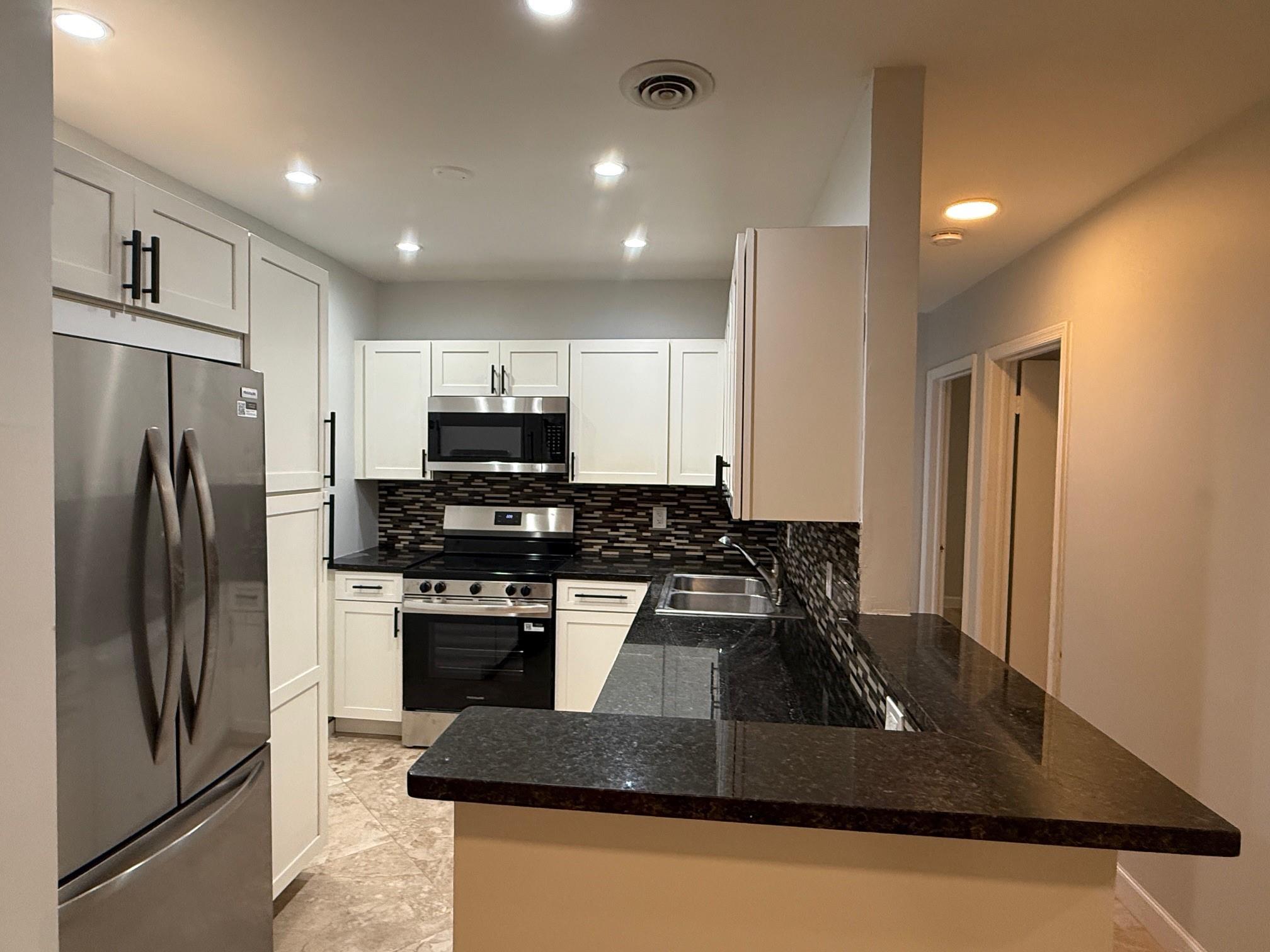 Nicely updated unit in highly desirable Imperial Point neighborhood. Renovated kitchen with granite counters, BRAND NEW upgraded appliances including dishwasher and microwave……ample cabinetry and counter space. Beautiful tile and laminate flooring in this second floor condo (top floor). BRAND NEW bathroom renovation! Entire unit in neutral decor. Accordion hurricane shutters. Quiet complex offers a pool, clubhouse, laundry close to the unit and is close to the beach. WiFi AND CABLE TV INCLUDED. Extra storage located inside the building on the same floor. Very close to shopping and some of Fort Lauderdale’s best restaurants, schools and more.