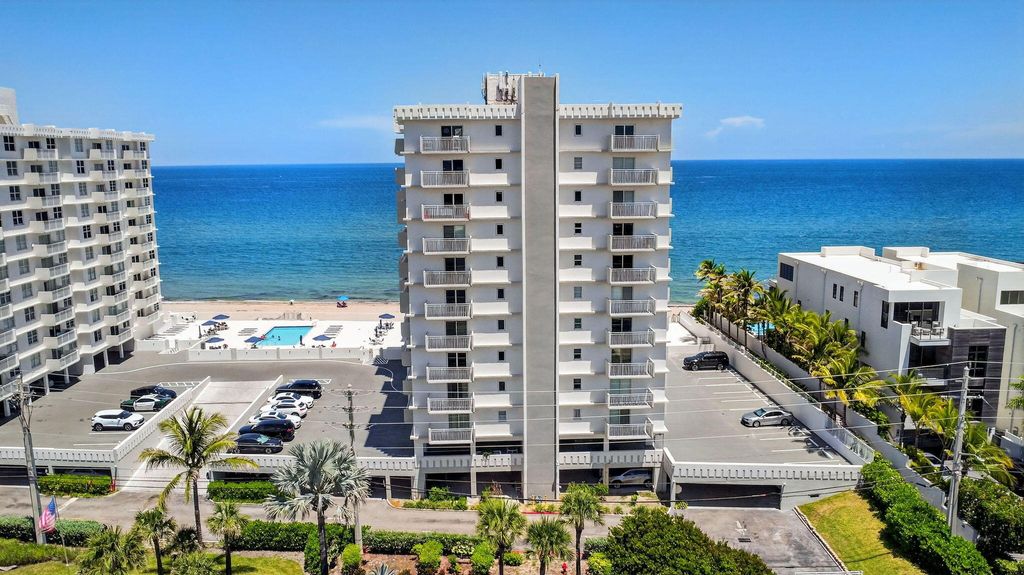 Photo of 4511 S Ocean Boulevard #701, Highland Beach, FL 33487 (MLS # R11161695)