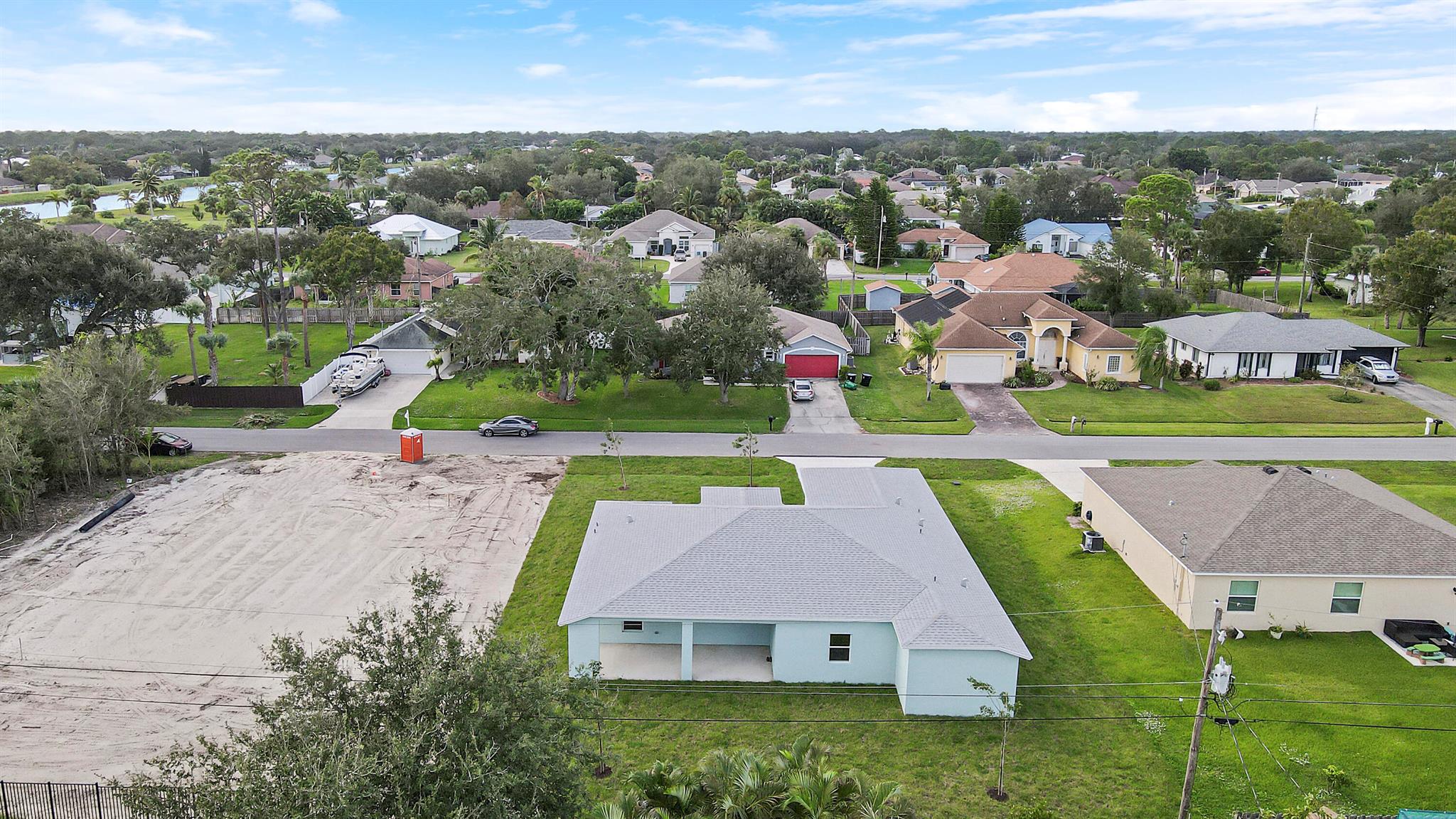 No HOA !! Prime Location !! 10 minutes away from I95 and Tradition. Nestled in a peaceful neighborhood, this property is just minutes from Tradition, top-rated schools, Cleveland Clinic Hospital, shopping, and dining--a truly unbeatable location in Port St. Lucie.Step inside to enjoy a spacious and functional layout with room to grow. The large backyard is perfect for entertaining, relaxing, or even adding a pool. With ample space to park your boat, RV, or extra vehicles, this home offers the flexibility today's homeowners need.Whether you're looking to settle down or start fresh, this property delivers comfort, convenience, and long-term value.Don't miss this amazing opportunity to own an BRAND NEW home in one of the most desirable areas of the Treasure Coast!