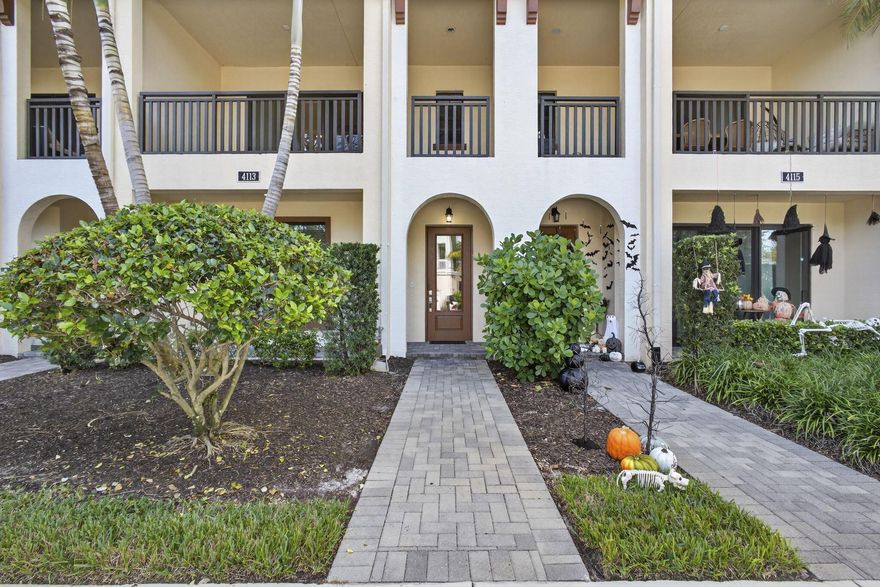 Come live and enjoy the fantastic community and lifestyle of Alton! This townhome is situated within walking distance to the clubhouse with great amenities and downtown Alton's shops and restaurants. The open concept floor plan has large and spacious rooms to accommodate your family and includes an additional bedroom on the lower first level floor for guests or office space. The large outdoor patio off the living room is great for hanging out. Includes high speed internet.The unit includes a 2 car garage with an epoxy floor. plus additional parking in the front and rear of the building. Ready for a quick move-in date!