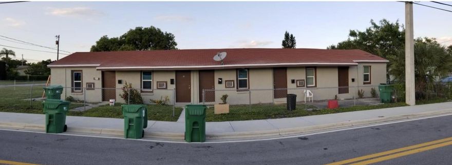 True 5-unit income-producing property offering strong cash flow and exceptional value-add potential. The building consists of five (5) 1-bedroom / 1-bath units, all with separate electric meters, providing ease of management and individual utility billing.
Located on a General Commercial zoned lot, this property allows for a wide range of redevelopment and expansion opportunities, including the potential to add additional units (buyer to verify). The property is situated within a CRA (Community Redevelopment Area) and a designated Opportunity Zone, making it especially attractive for investors seeking tax advantages and long-term appreciation.