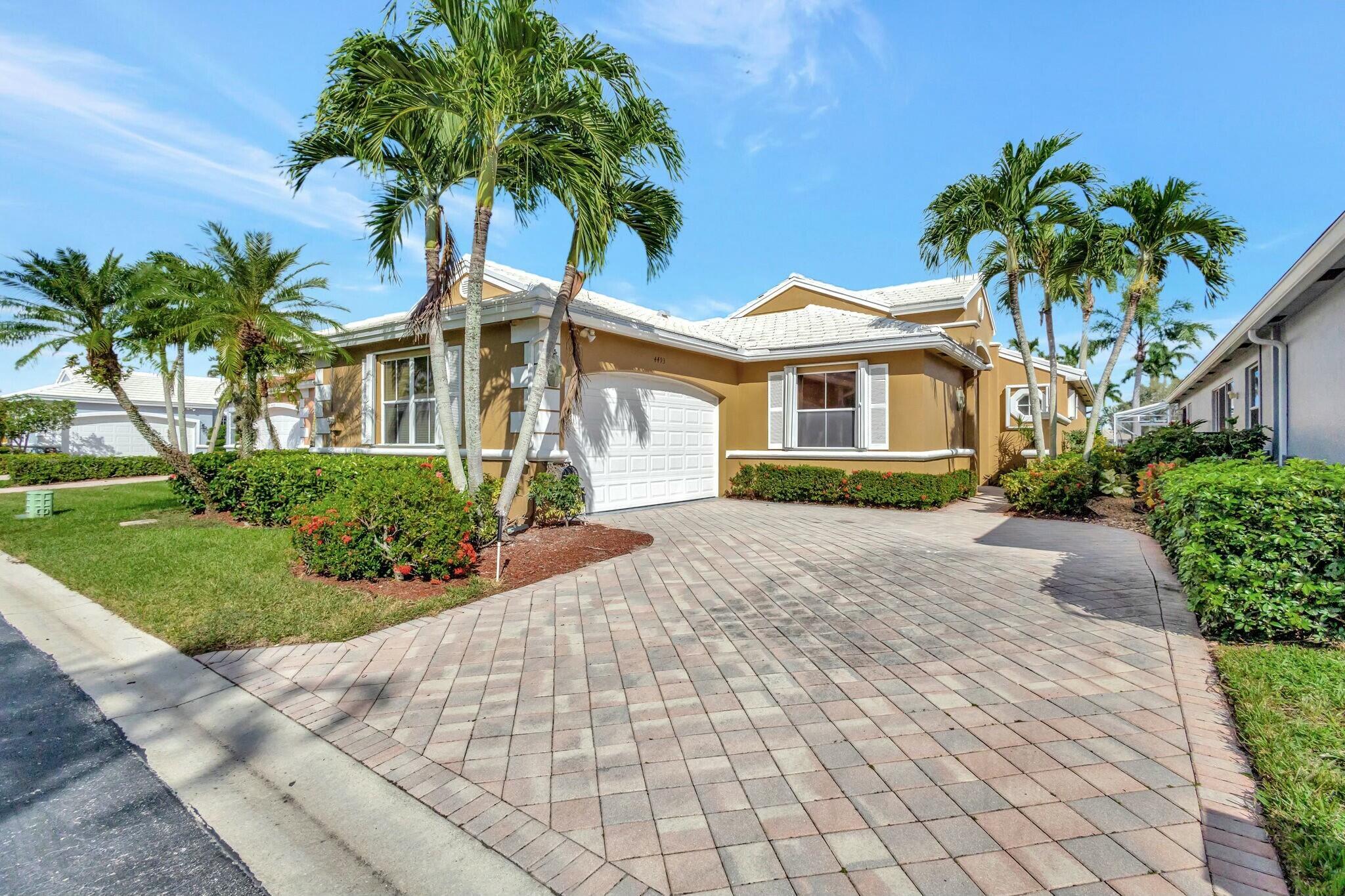 Welcome home to the ultimate country club lifestyle. Walk into your fully remodeled 3 bed 2 bathroom home over looking the golf course. Oversized island and open floor plan perfect for entertaining. Be the first to live in this home with brand new appliances, 2023 A/C, 2024 hot water heater. It's a must see! Wycliffe offers truly luxurious amenities with a Clubhouse, Fine Dining, Har-Tru Tennis Courts, 18-Hole Championship Golf Courses, Fitness Center, Spa, Swimming Pools & so much more!