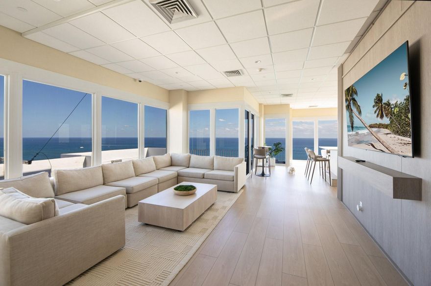 Look No Further for Coastal elegance with Resort-Style Amenities. This true masterpiece of design and sophistication features 2 bedrooms, 2 bathrooms, and 2 balconies. The layout includes an entry foyer and a split bedroom plan for added privacy. This home showcases exceptional workmaship in every detail. The building offers a comprehensive suite of amenities including a heated pool,gym,sauna,jacuzzy,and billiards room. Residents can also host private events in the Sky Lounge while enjoying stunning ocean views. This sophisticated property MUST be seen to be fully appreciated. Just a short drive from Miami and Fort Lauderdale International Airports. No rents allowed the first year. Emotional support animals with proper documentation are welcome. Parking spot in the lobby level garage.