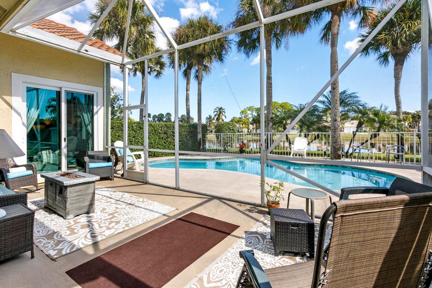 Updated & Beautifully Maintained SFH in One of the Most Prestigious Gated Communities of Eastpointe*3BR/2.5BA/2.5-Car Garage+Den+Loft*Spacious Master BE Conveniently Located on First Floor w/Walk-in Closet & Direct Access to Pool Area*Updated BA w/Double Vanities & Powder Area,Jetted Soaking Tub & Separate Shower*White Kitchen w/Quartz Countertops,Double Oven & Induction Cooktop*Both Guest BAs Renovated in Today's Modern Style*This Gorgeous Home Offers High Ceilings,Open Concept Floor Plan,Serene Lake View,Along with a Wrap-Around Screened & Covered Patio & Heated Pool Perfect for Daily Living & Entertaining*All Impact Windows & Sliders Doors*Enjoy Two Clubhouses w/Amazing Amenities:2 Golf Courses,2 Pools & Spa,TechnoGym,Tennis & Pickle-Ball Courts,Playground,Dining & 24-hour security!