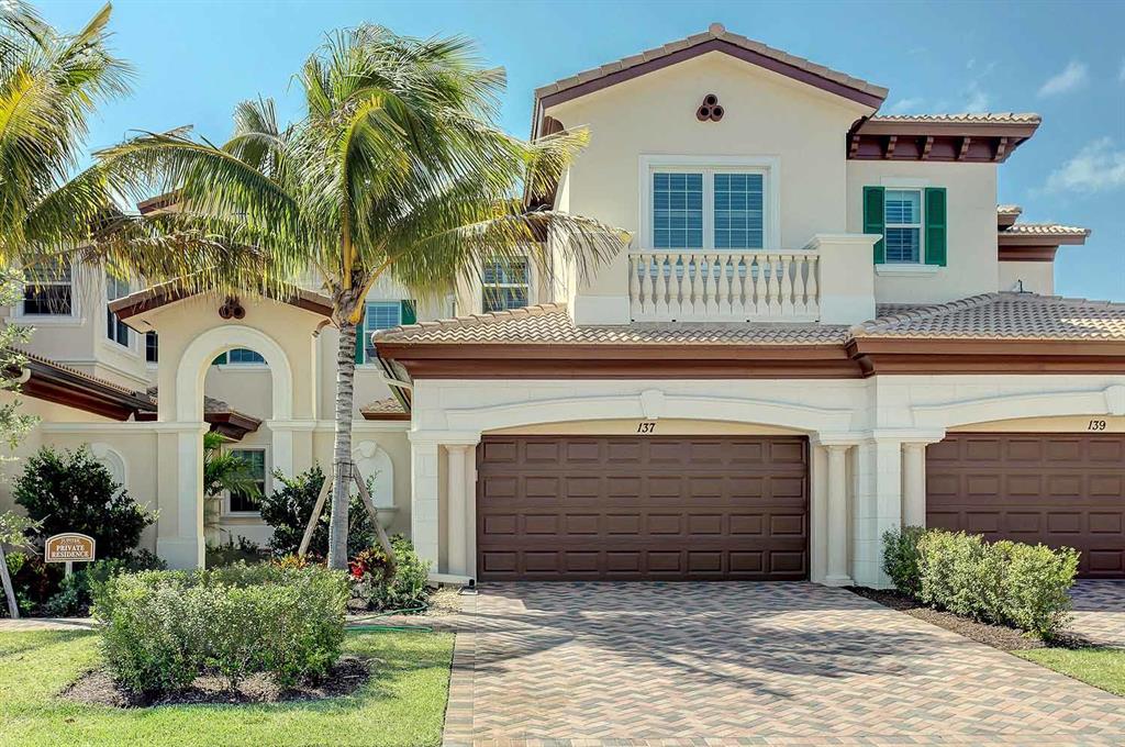 Stunning Fully Furnished Turn Key Ground Floor 2 Bed / 2 Bath + Den Carriage Home. Gorgeous Golf Course Views. Open Modern Chefs Kitchen with a Separate Breakfast Area. Large Great Room (Living/Dining Areas). Separate Den/Home Office. Covered Screened-In Patio/Lanai. High Ceilings Throughout. Full 2 Car Garage. Jupiter Country Club is an Exclusive Guard Gated Golf & Tennis Clubhouse Community with Full Spa, Restaurant and Fitness Facilities. Zoned Within All The Triple ''A'' Rated Schools. Minutes to the Beach, Airport Restaurants, Shoppes & Downtown Harbourside Place.
