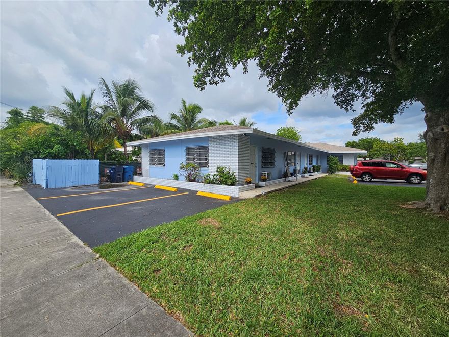 Five Unit Apartment Building For Sale In Wilton Manors Area. Corner Lot Off Dixie Highway. Four 1/1-Units & One-2/2 Unit. Brand New Roof (August 2024). New Exterior Paint (September 2024). Recent Parking Lot Repairs (September 2024). Coin Operated Laundry Onsite
