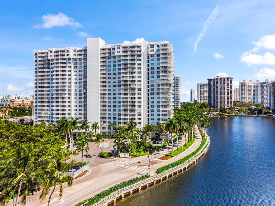 Live in the heart of Aventura! Beautifully updated and spacious 1-bed, 1.5-bath condo on the 16th floor with breathtaking city and Intracoastal views. This bright unit offers a large living area, modern finishes, ample storage, and a private balcony perfect for relaxing. Just steps from Aventura Mall and minutes to Sunny Isles Beach, enjoy unbeatable convenience and the best of South Florida living. Full-service building with resort-style amenities: 2 heated pools, tennis courts, fitness center, BBQ area, and 24-hr security. Close to dining, shops, parks, and highways. Available for immediate move-in--experience luxury living in Aventura!