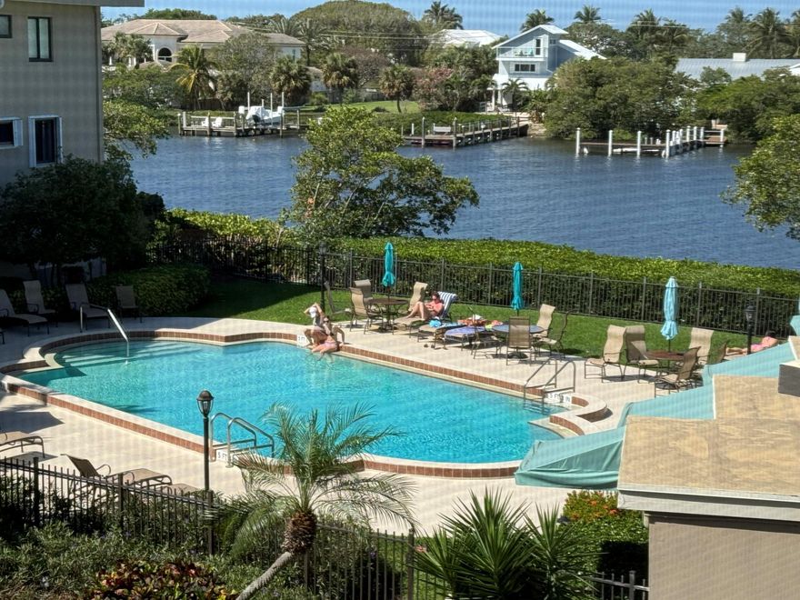 Sweeping intracoastal views from this top floor renovated unit. The Southgate provides a private deeded beach access and is a short walk to fabulous shops, dining and the Eau Resort.