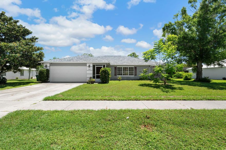 This property offers a wonderful opportunity to customize and create your dream waterfront home.    Ocean Access with private dock and NO HOA!  This 3/2 spacious home with a great layout and two car garage has a large Master bedroom suite and a large pool with screened enclosure perfect for Florida living and entertainment.  Desirable waterfront neighborhood and great location! New roof in 2021, structurally sound, great bones and priced accordingly!  Bring your vision, it just needs your finishing touches on remodeling the interior to your desires!