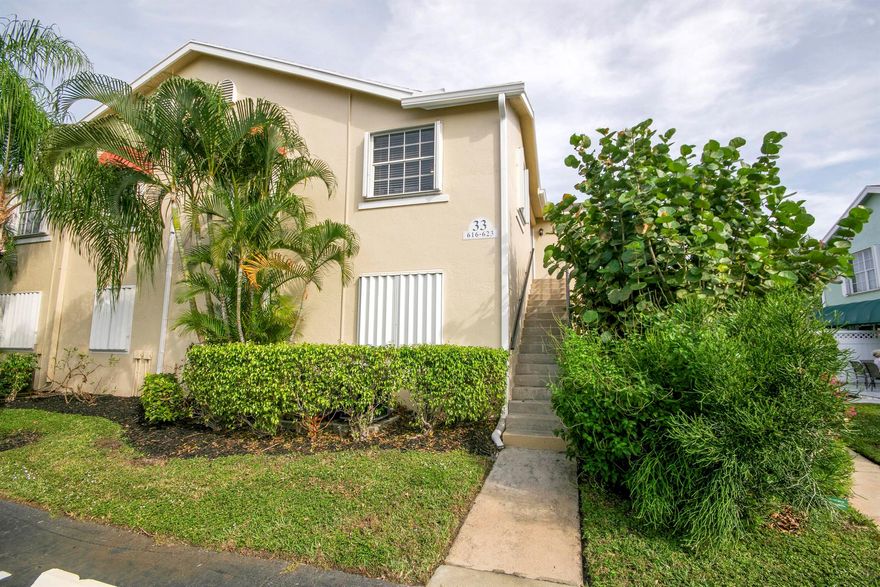 Welcome to 619 Waterside Drive, a refined 2-bedroom, 2-bath townhouse nestled in the gated community of Waterside Village in charming Hypoluxo, Florida. This renovated and fully furnished apartment is the perfect space to get the South Florida coastal lifestyle since it is only 5 minutes from the beach. As part of Waterside Village, you enjoy access to well-maintained common areas, including a community pool and tennis courts, perfect for those who prefer amenity-rich, low-maintenance living.