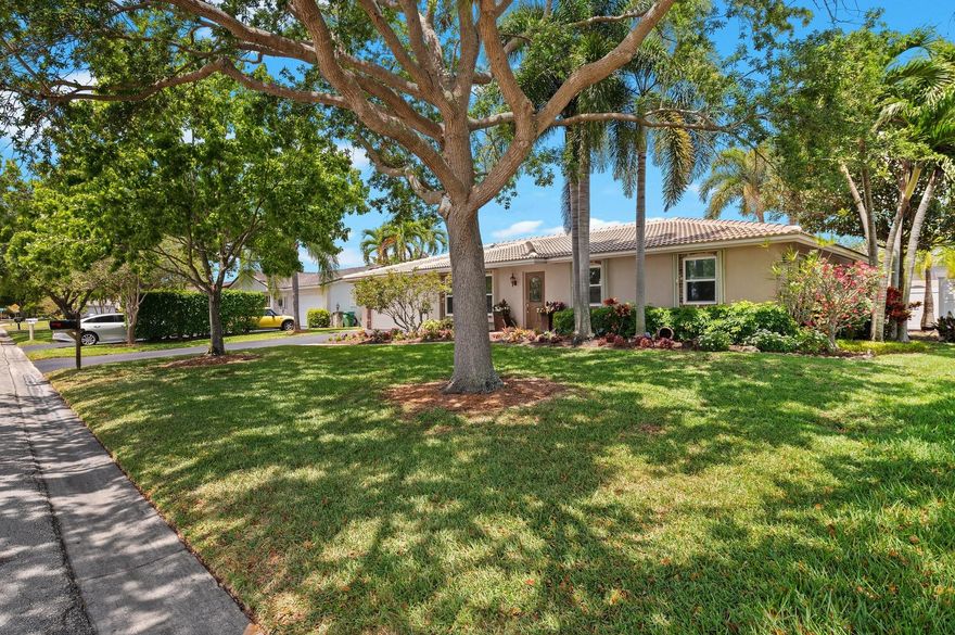 Rare Find in Coral Springs! No HOA! Meticulously maintained 4-bedroom, 2-bath pool home with a spacious backyard designed for privacy and tranquility. This turnkey residence boasts tasteful remodeling that exudes warmth and style. Tile roof replaced in 2023. Impact windows throughout. This home offers both durability and modern aesthetics with a 2-car garage for convenience and storage. Spacious primary bedroom features a cabana bath with direct access to the pool, enhancing the luxurious living experience. Kitchen showcases solid wood cabinetry with granite countertops, combining functionality with elegance. Don't miss out on this exceptional opportunity to own a home that combines comfort, elegance, and functionality in one of Coral Springs' most sought-after neighborhoods.