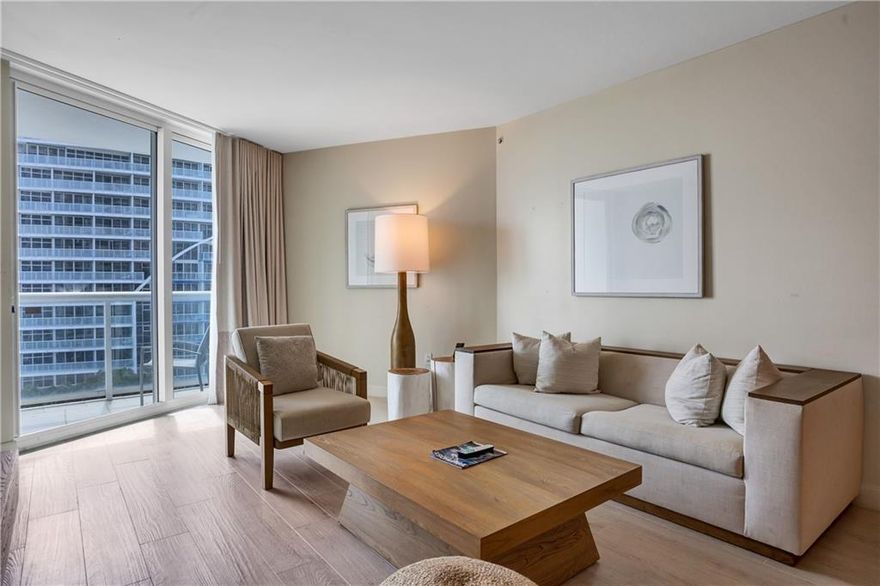 The Q Club Resort & Residences, located at the Hilton Fort Lauderdale Beach Resort, are fully furnished and appointed condo-hotel units boasting ocean views from every suite. Residence #1113 is a one-bed, 1.5 bath suite with two Queen Beds, a pull-out couch, and a full kitchen. This comfortable suite offers floor-to-ceiling impact windows, an ocean-facing balcony, owner’s closet, washer/dryer and much more. Owners enjoy world-class, resort-style service with hotel amenities including restaurants, bars, Concierge, 24-hour fitness center, spa, tropical pool deck, room service, and business center. An optional rental program managed by Hilton is available. Come to Relax-Rejuvenate-Rejoice.