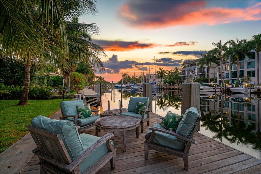 For the watersport enthusiast, antique aficionado or the visionary homebuilder, this waterfront property in sought-after Victoria Isles offers a rare blend of charm, location and opportunity. Sited on 65' of deepwater on a private waterfront street, this beloved Mid-Century marvel – owned by just two families since its 1958 debut – invites as-is enjoyment, a thoughtful renovation or a brand-new build on prime land. Totally livable, functional and adorable, the 3-bedroom, 2,142 ± total-square-foot residence showcases original terrazzo floors, breezy open living/dining areas, & a sun-filled FL room that captures garden & canal views. Additional details include a 1-car carport adjacent to a storage/hobby room, new roof, impact doors & powder-coated aluminum shutters for full insurance credits