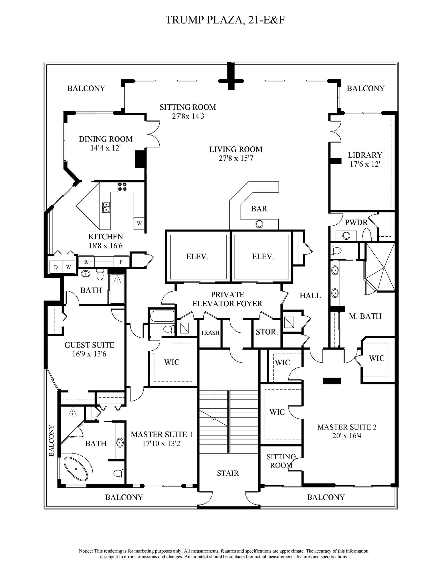 TRUMP PLAZA OF THE PALM B - Residential