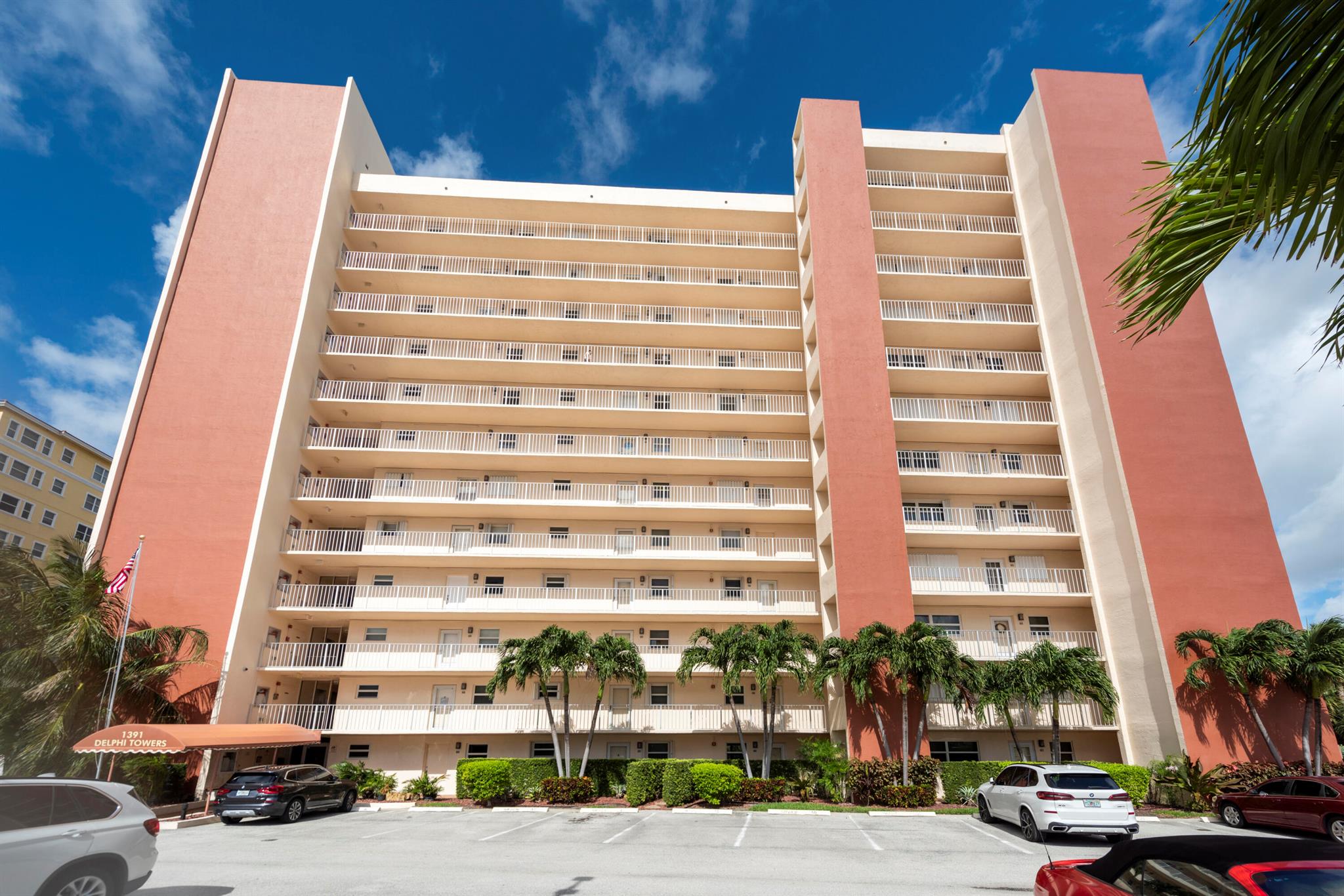 Are you looking for your own piece of paradise? This one bedroom 1.5 bath penthouse condo has a private deeded beach (el mar beach club), with plenty of parking, showers, picnic tables, and BBQ grills. This 12th floor original has impact windows and door, tile flooring, spacious bedroom with walk in closet, screened in patio, and is partially furnished. Patio looks out on intracoastal waterway, Spanish River, and magnificent city view. East side looks out at the ocean. This apt makes a great investment, seasonal rental property, or make it your own South Fla. home. Delphi is well maintained and is steps to beach, shopping, and restaurants. There is a free shuttle operating daily. Rental policy is 3 month minimum with a maximum of 4 times a year. There is also a brand new very large pool.