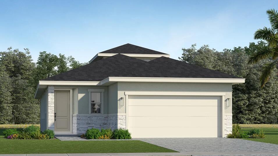 This new two-story home is perfect for entertaining with a convenient bonus room on the second level. On the first floor, an inviting open-concept layout blends the kitchen, living and dining areas, with easy access to a nearby covered porch. All three bedrooms are tucked away to the side for optimal comfort and privacy, including a lavish owner's suite at the back of the home with a full bathroom and walk-in closet.Prices, dimensions and features may vary and are subject to change. Photos are for illustrative purposes only.