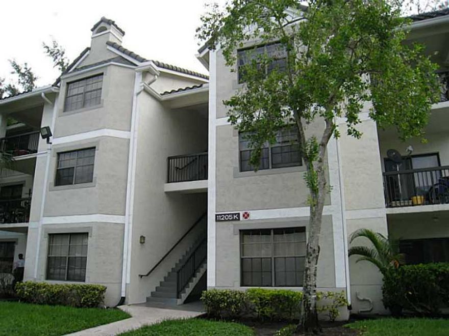 2 BEDROOM/2 BATH CONDO WITH LAKE VIEW ON 2ND FLOOR IN "ATLANTIC SPRINGS" - CLOSE TO SAWGRASS EXPRESSWAY, MALL AND A RATED SCHOOLS. WATER/SEWER & TRASH INCLUDED IN THE RENT. WELL MAINTAINED, CLEAN UNIT, NEW CARPET LIVING AREA, FRESHLY PAINTED WALLS. WASHER /DRYER INSIDE UNIT. FANS INSTALLED. NEW A/C & WATER HEATER. COMMUNITY HAS 2 POOLS, HOT TUB, FITNESS CENTER, BASKETBALL, TENNIS, PLAYGROUND, BBQ AREAS & MORE! READY TO MOVE IN! PET FRIENDLY. ASSOCIATION APPROVAL. NONE SMOKING.