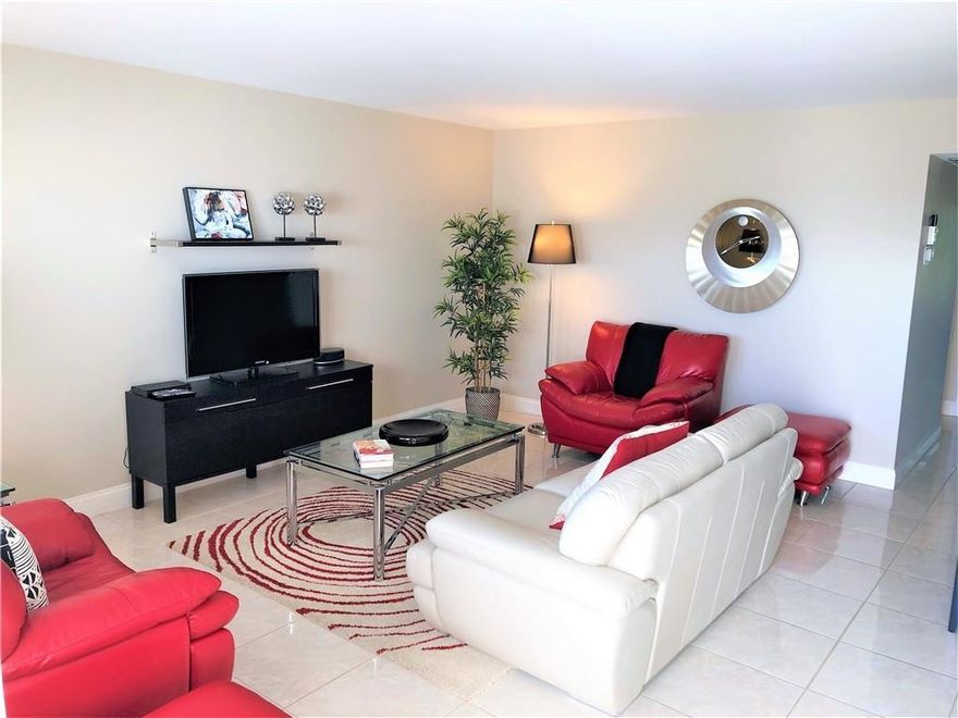 WELCOME HOME !  MUST SEE ! COMPLETELY REMODELED PENTHOUSE CONDO. RARELY AVAILABLE ON THE 4TH FLOOR . TURN KEY.  2 BEDROOMS/2 BATHROOMS WITH STUNNING WATER VIEW ! EXTRA LARGE STORAGE ROOM.  OPERATIONAL SECURITY SYSTEM, VERY ACTIVE 55 + COMMUNITY WITH GREAT AMENITIES INCLUDING: BIKE /JOG PATH, CLUB HOUSE WITH EXCLUSIVE ENTERTAINING SHOWS, COMMUNITY ROOM, GYM,  COURTESY BUS ( SHOPPING ,OCEAN AND MORE ), HOBBY ROOM, HEATED POOL, LIBRARY, SAUNA, SHUFFLEBOARD, TENNIS AND MORE.  MAINTENANCE INCLUDES: ROOF, BUILDING EXTERIOR, CABLE TV, COMMON AREA, LANDSCAPING, OUTSIDE MAINTENANCE, RECREATION FACILITIES, SECURITY, SEWER, TRASH REMOVAL AND WATER. LAUNDRY AREA IN EVERY FLOOR.  WILL NOT LAST !