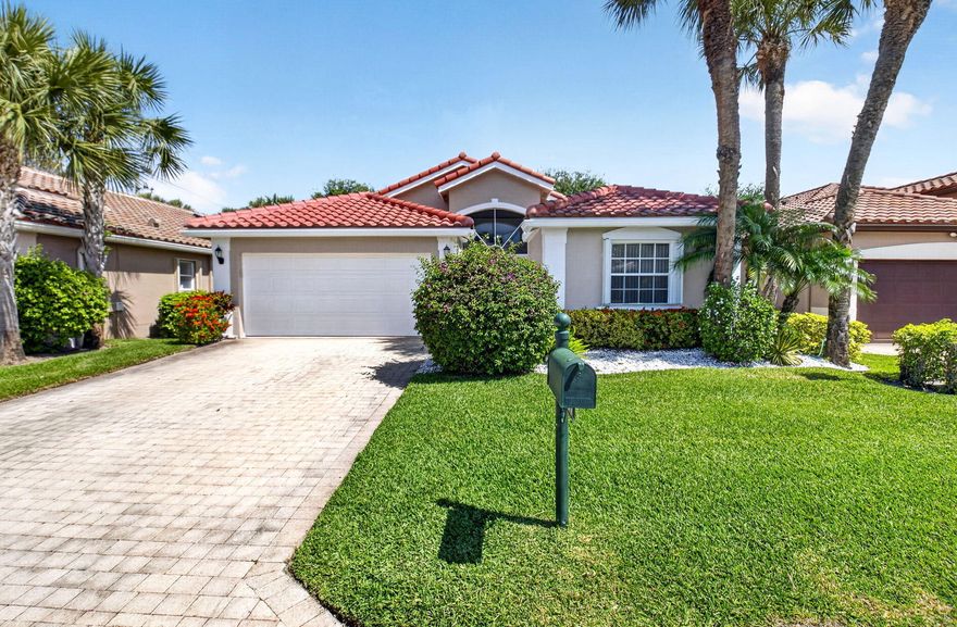 Live your best life in Ponte Vecchio, a vibrant 55+ community! This beautifully updated home features a NEW ROOF, luxury vinyl flooring throughout & a spacious modern kitchen with quartz countertops, shaker cabinetry & newer appliances, perfectly open to the expansive family room for effortless entertaining. Enjoy updated bathrooms with walk-in showers, new lanai screens, upgraded lighting, newer A/C & hot water heater & fresh exterior & interior paint. Accordion shutters provide added peace of mind. Resort-style amenities include a pool, spa, fitness center, pickleball, tennis, billiards, arts & crafts, card rooms, shows & clubs. Ideally situated near shopping, dining, entertainment & beautiful beaches, this home offers the lifestyle you've been waiting for! HOA includes: Cable, Internet &Wifi (Hotwire), ADT alarm system, 24/7 manned gate security (1 entry), 2 remote gates, landscaping, tree trimming twice a year, on site management, full time Lifestyle Director, roof cleaning every 3 years, painting your home every 7 years  Amenities: Pool, spa, fitness center, pickleball (6), tennis (3), bocce (2), putting green, card rooms, billiards, jogging path, all fitness areas currently being upgraded and should be done by Q2 2026  Roof 2025, appliances, screens on lanai, AC & hot water heater approximately 5 years old