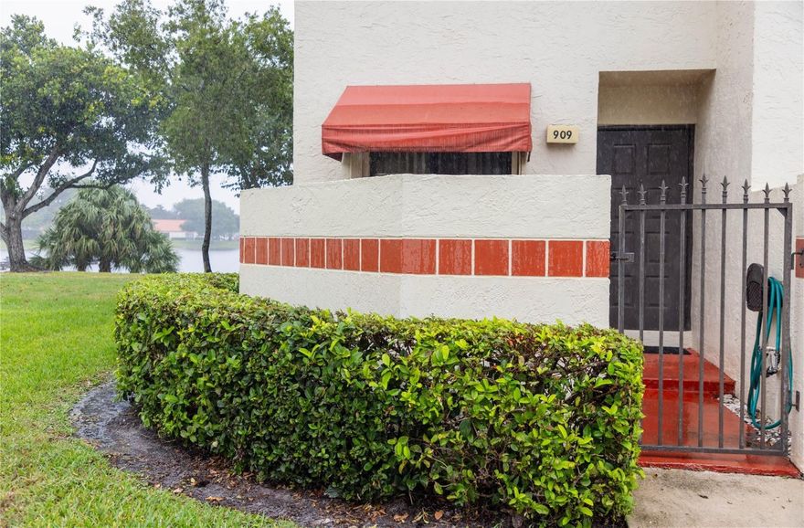 Welcome home to this well-maintained first floor corner condo. Enjoy captivating sunsets from the enclosed screened patio with the most amazing lake view in the community! This unit features two bedrooms and two bathrooms, a front den/office, hurricane shutters and newer appliances. Independence Bay features many resort style amenities including swimming pools, tennis courts, basketball courts, recently remodeled work out facilities and more!