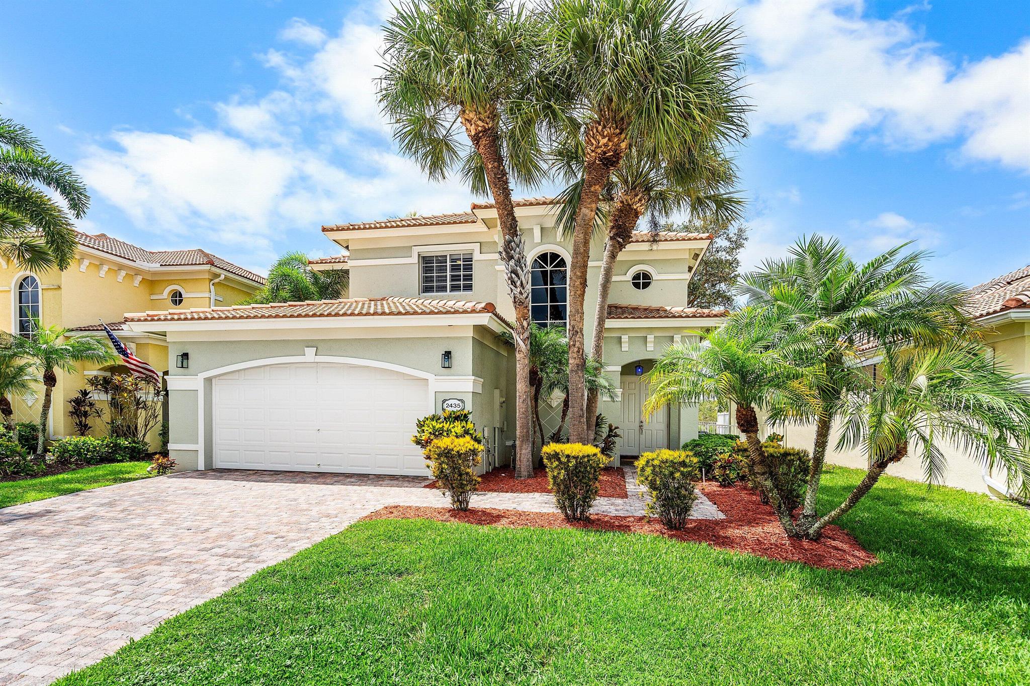 !!!Stunning - Rare Opportunity!!! This beautifully updated 3BR/2BA/2CG home in guard-gated Andros Isle is located within Palm Beach County's A-rated school district. Enjoy rare private preserve views offering unmatched peace and seclusion. Over $60K in renovations include new kitchen cabinets, granite counters, stainless steel appliances, wood staircase, wood floors upstairs, custom window treatments, newer HVAC & water heater, plus fresh paint inside/out. Spacious open layout perfect for entertaining. Large driveway fits 4 cars in addition to the 2-car garage. Resort-style amenities: clubhouse, pool, fitness center, tennis, basketball, playground & walking/bike paths. Prime West Palm Beach location close to shopping, dining, highways & airport. Sold As-Is.