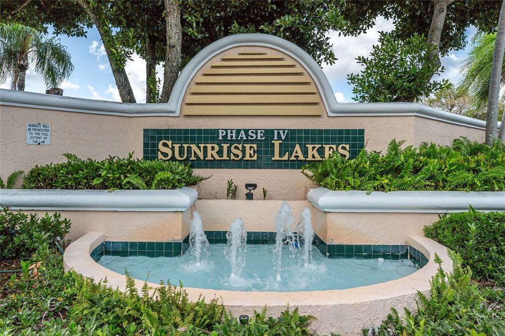Price Reduced!!!! Enjoy this large 2 Bed 2 Bath Condo ready to make it your own. With just a little updating this unit has gorgeous lake views and will be perfect for your retirement. This Community in Sunrise Lakes Phase 4 has amazing golf course and lagoon views. Resort style 55+ community in Sunrise. Located near highways, shopping centers, restaurants and much more. Amenities include 24/7 security, heated pool, movies, restaurants, free shuttles and bus service as well, fitness center, golf, tennis courts and more. Maintenance fees include water, trash, internet and basic cable.