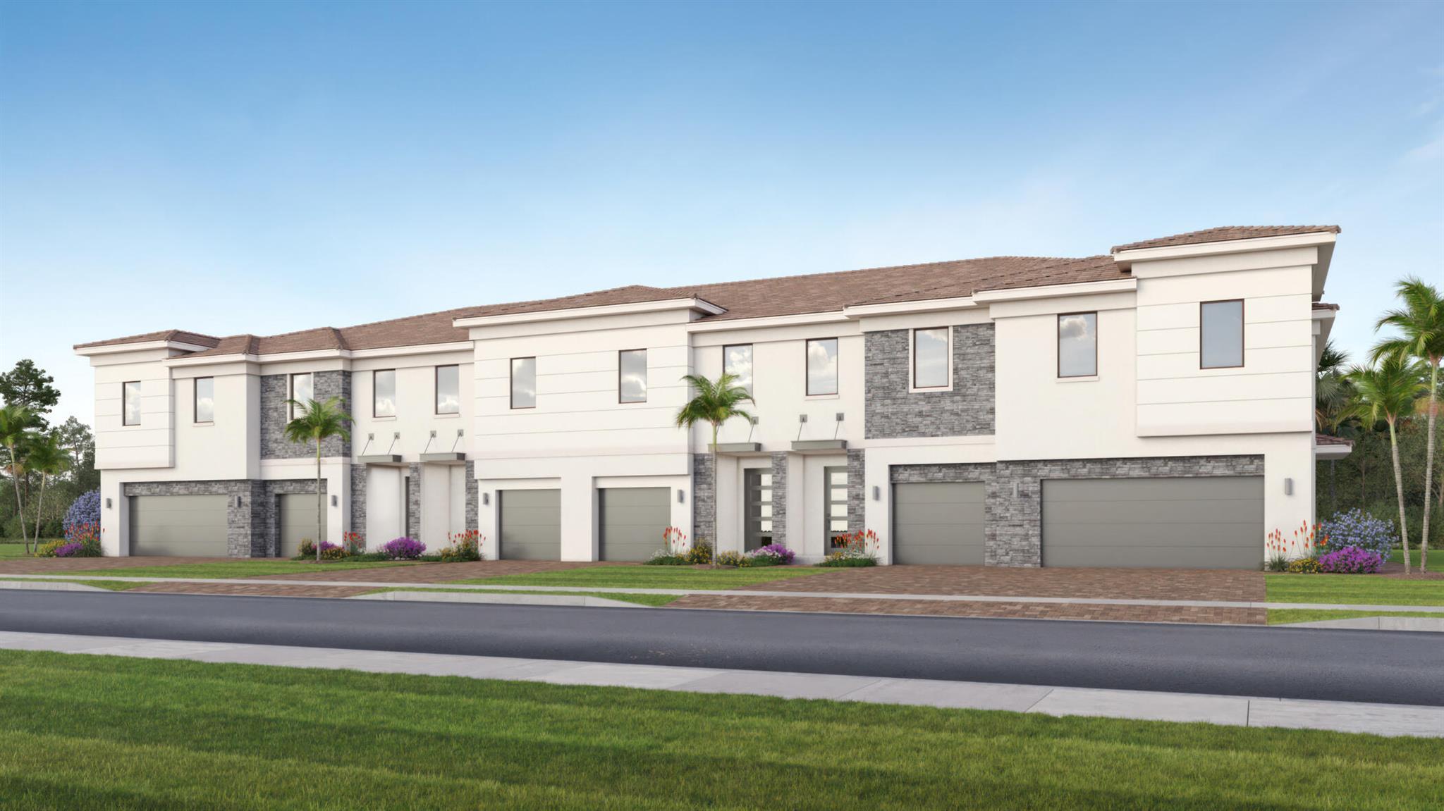 This new two-story home features an airy layout among a first-floor kitchen with a large center island, a Great Room that's fit for modern times and a sunny dining room with an attached lanai. In a thoughtful design, all three bedrooms reside upstairs to provide residents with extra privacy. At the center of the second floor is a versatile loft to separate the spacious owner's suite with an attached bathroom from the rest of the bedrooms.Prices, dimensions and features may vary and are subject to change. Photos are for illustrative purposes only.