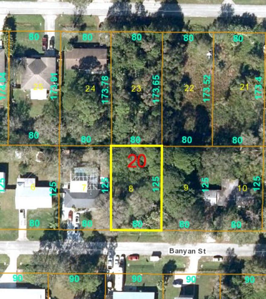 Just hitting the market, .24 acres lot for sale at 7808 Banyan Street, Fort Pierce, FL, USA. Located in a nice area and less than 5 minutes from the Florida's Turnpike.  Great land and space for building a new home.