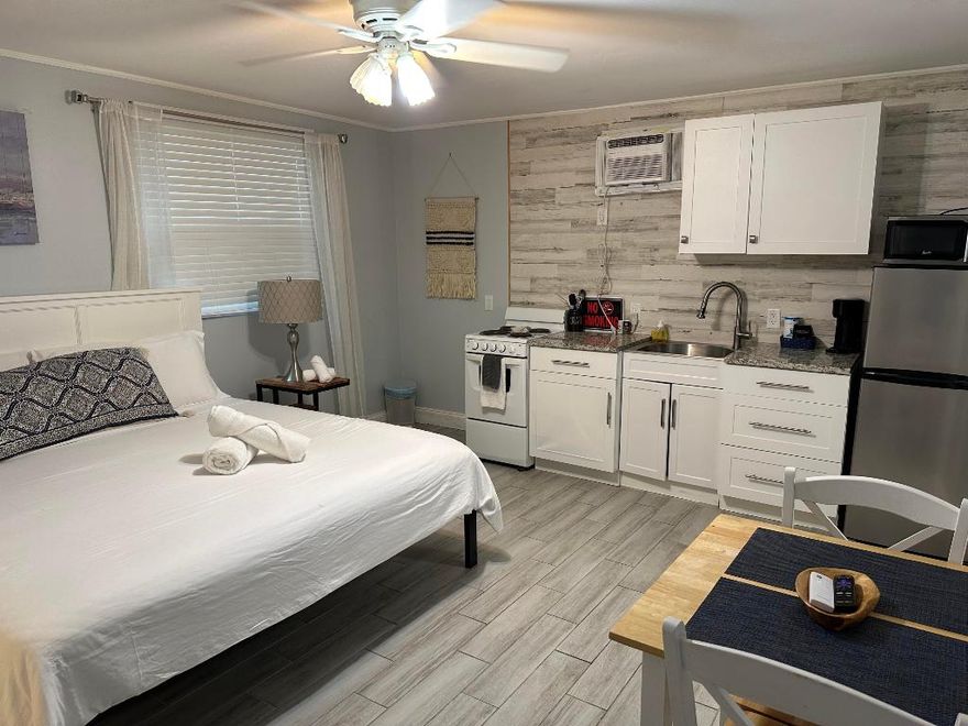 Furnished studio in one of Singer Island's premier buildings close to shops and restaurants.

Whether you're entertaining friends, hosting family, or simply relaxing, this property offers a perfect blend of comfort, luxury, and beach living.

Laundry facility on premises.