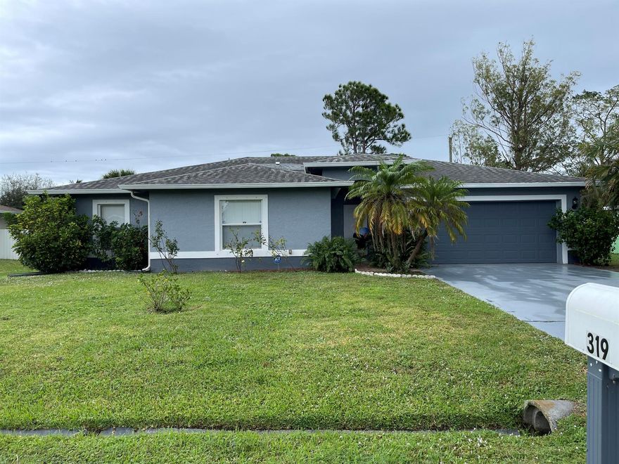 Welcome to this one-of-a-kind home in Central Port St Lucie! With its bright and spacious floor plan, this 3-bedroom, 2-bathroom residence offers a truly exceptional living experience. Revel in the elegance of tile flooring throughout, providing both style and easy maintenance. Each bedroom features walk-in closets, ensuring ample storage space for every member of the household. The master suite is a true sanctuary, boasting his and her walk-in closets, a separate shower and tub, and a water closet for added privacy and convenience. Step outside to discover the amazing backyard retreat! A huge screened deck, complete with lights and electric connections, invites you to relax and entertain in style.