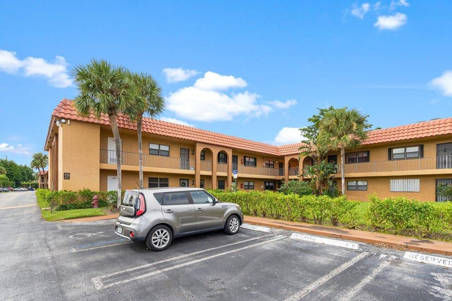 Welcome to serene living in Boynton Beach, FL. This first-floor corner unit is move-in ready, offering an elegant and modern lifestyle. With 1,041 sq ft of thoughtfully designed space, this home features two spacious bedrooms with new vinyl flooring and updated bathrooms, all freshly painted for a pristine finish. The open layout seamlessly connects living and dining areas, ideal for both relaxation and entertaining. Enjoy your private outdoor space with tranquil waterfront views, perfect for unwinding.

The community boasts a sparkling pool for leisurely afternoons, onsite property management for convenience, and laundry facilities within the building. Recent updates include a new roof with the assessment paid. Also a new air conditioning system and water heater, both replaced in 2020.