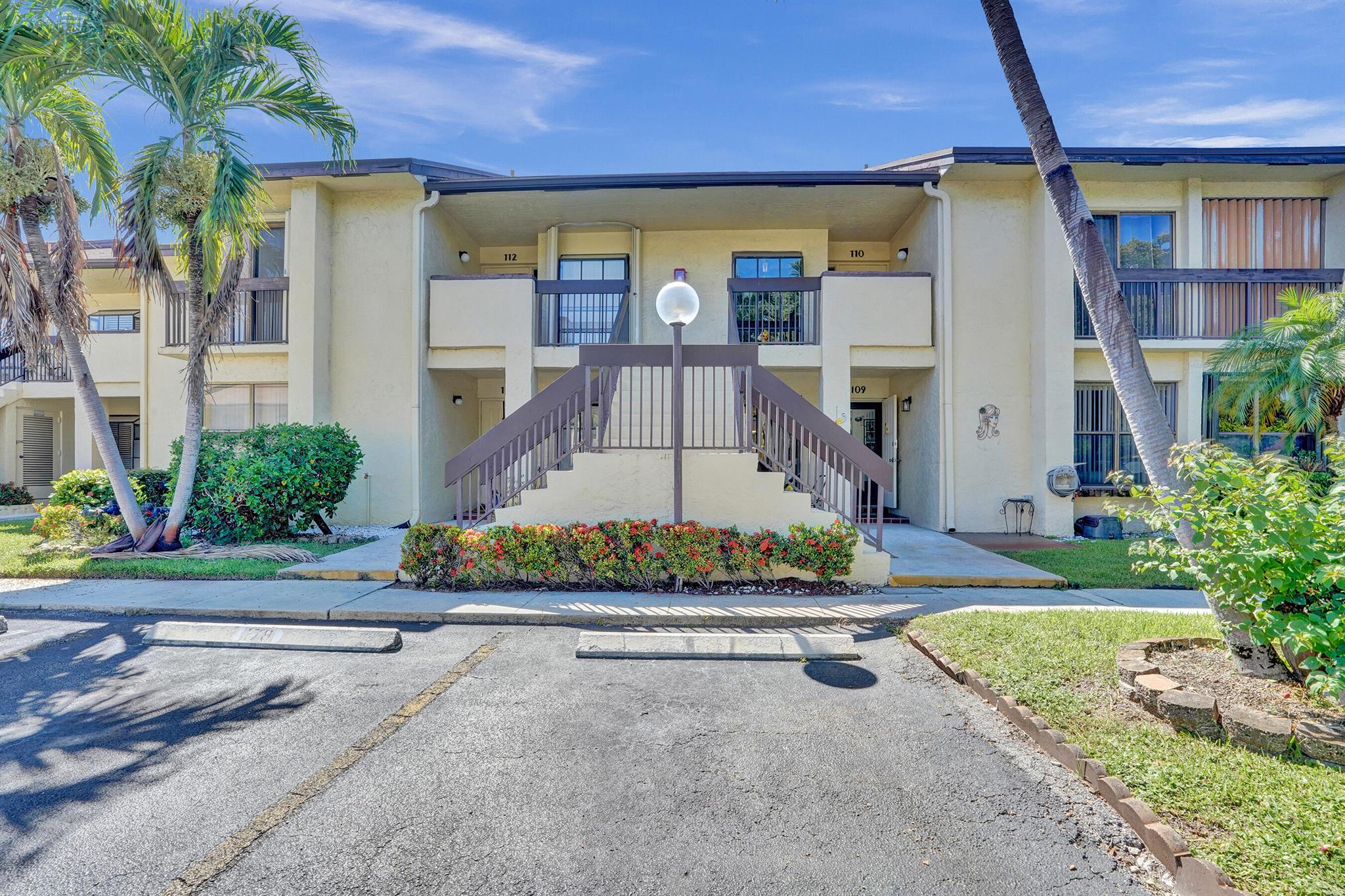 Welcome to this charming 2 bedroom 2 bathroom first-floor condo in the desirable Meadowridge East community. Perfectly blending comfort, style and Florida living!!Bright and spacious living area seamlessly connects to the kitchen ideal for entertaining with newer appliances. living area open to a beautiful screened-in porch overlooking lush landscaping and lake close to the community pool & clubhouse Unit offers washer /dryer ceiling fans central air. convenient location seconds away from coffee shop shopping bank and I-95 Close to Beach and all that Deerfield Beach offers. Primary bedroom with walk-in closet and private bathroom Ideal home for retirees ,professionals, small families or downsizers seeking a low maintenance amenity rich environment Call listing agent showings
