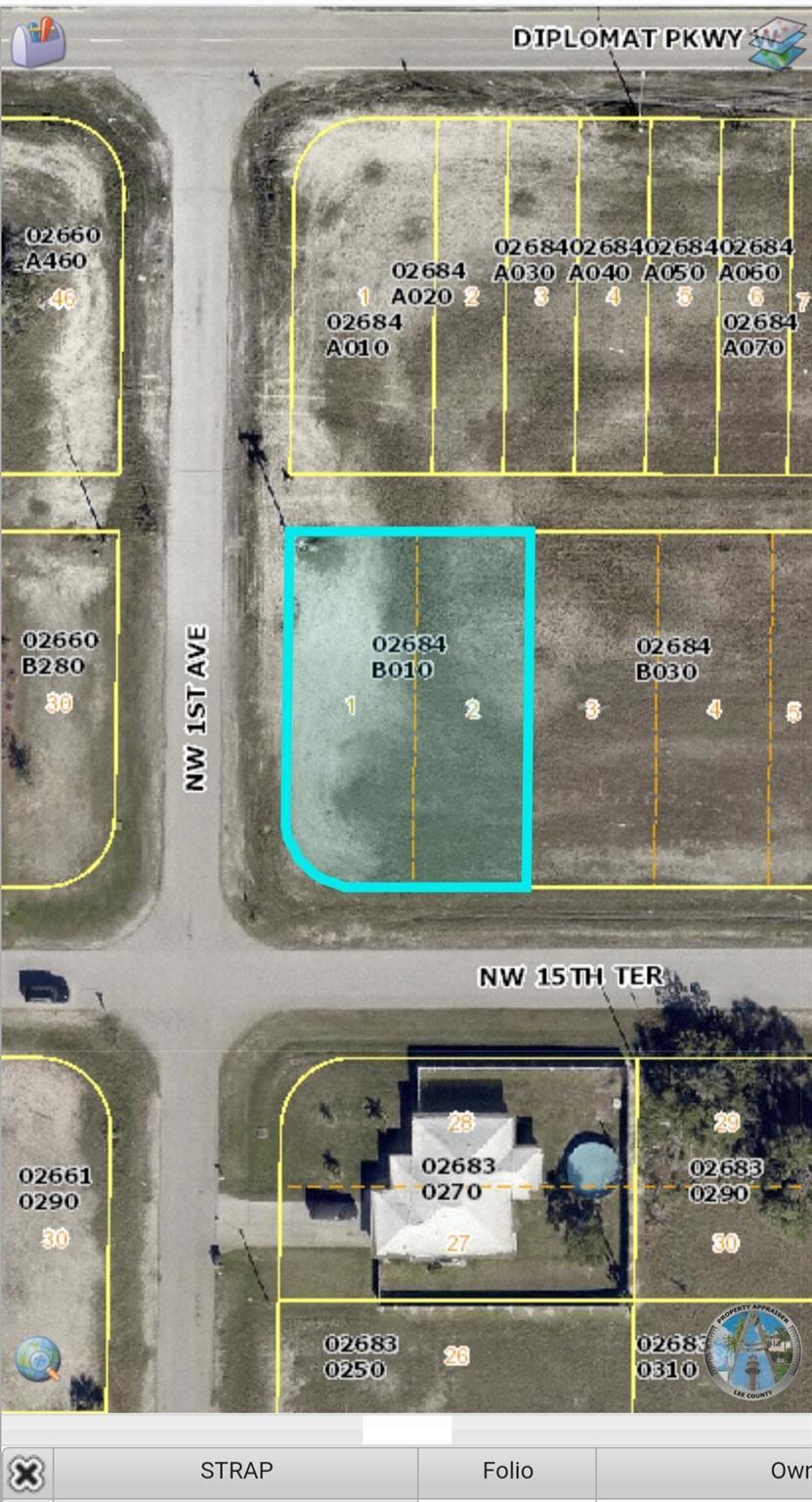 Grab a great spot in this budding neighborhood. Lots 1 and 2, corner of NW 15th Terrace and NW 1st Avenue. Beautifully situated mins from several preserve areas. Grocery stores, restaurants, and shopping close to neighborhood. This area is developing quickly and this is your chance to get two lots on a corner before they are all gone.