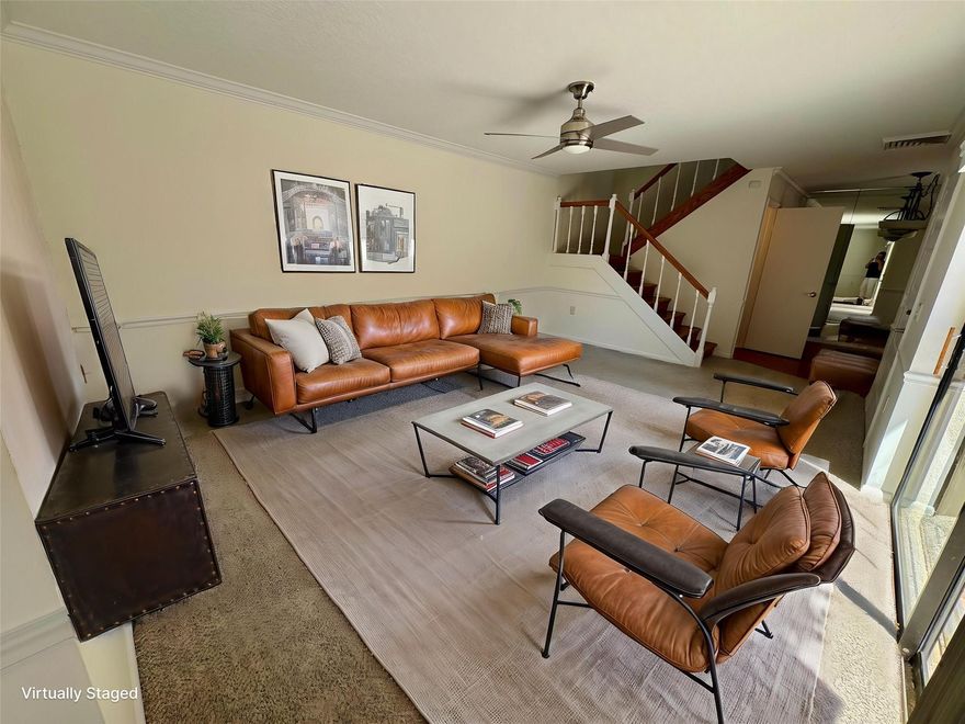 Townhouse in the heart of Davie close to highways, restaurants, shopping, and more! 2/2/1 plus office/den.  Recently painted, new knockdown ceiling, new carpet throughout plus hardwood floors in the dining and kitchen area.  Private courtyard with pergola and storage shed.  New roof and the assessment has been paid in full by the seller.  Pine Island Ridge is a desirable community offering golf, tennis, pools, restaurants, and much more! The HOA includes roof insurance, exterior fencing, cable and internet, pest control, and lawn maintenance. HOA requires yearly purchase of $175 restaurant food card.