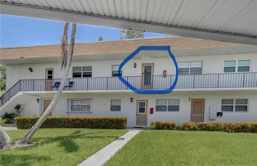 Location Location! This a 2nd floor unfurnished spacious 2 Bedrooms 2 Bath condo it is conveniently located close to shops, dining, entertainment and Hutchinson Island beaches. Beautifully maintained with new vinyl flooring, refrigerator & dishwasher. Enclosed sunroom. Pantry in kitchen. Washer / Dryer located on the first floor. Kingswood is an active 55+ community that offers a clubhouse, community pool, social activities and shuffleboard. Water, sewer and trash are included. Being offered on an annual basis. First, Last, Security and Exit Cleaning Fee Required. No smoking, pets or trucks Allowed.