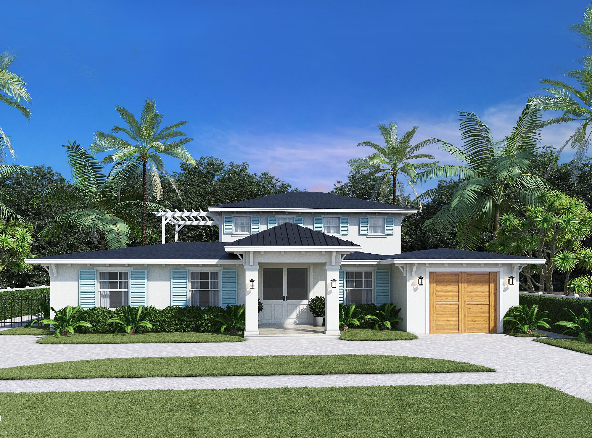 Completion Projected December 2025. Seize the chance to secure a premier single-family home in the heart of West Palm Beach's coveted SoSo neighborhood. New elevations and situated on a 7,500 sq. ft. lot, this offering includes a fully reimagined 4-bedroom, 3.5-bath residence spanning 2,615 sq. ft. under air complete, new impact windows, new roof, plus garage and new pool. All beautifully designed, and built to impress.Just in time for Floridas peak season, this residence includes dual primary suites; with 2 bedrooms downstairs and 2 upstairs--each layout designed with room to craft your own zen-master retreat. New resort style pool, lanai, and plenty of lush landscaping with yard space for family and friends.