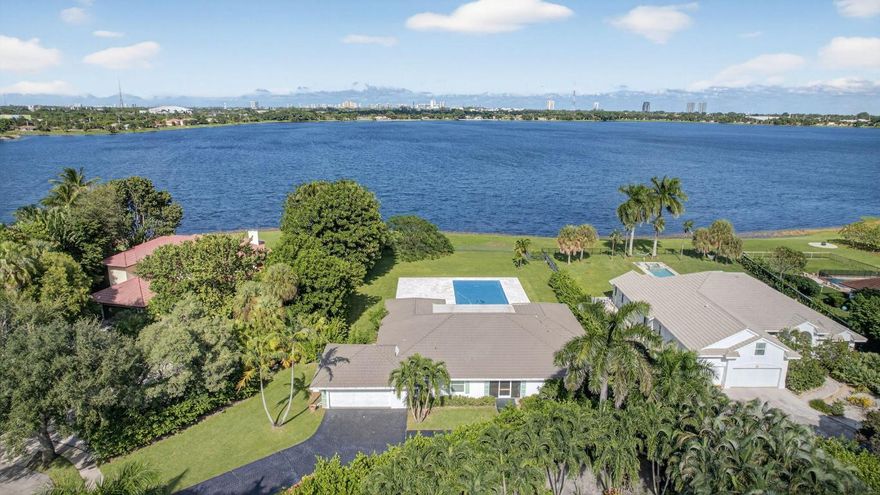 In 2026, Experience ''Boho Chic'' style and comfort in this re-imagined 4-bed, 4-bath masterpiece, nestled on a sprawling over 27,000 sqft lot with stunning Lake Mangonia views. This West Palm Beach treasure offers sophisticated open-concept living, seamlessly blending style and functionality with versatile room layouts. Features include: Whole home generator, Gourmet kitchen with high-end appliances, abundant storage, spacious bedrooms, expansive pool and lush outdoor entertaining area bordering the lake, serene, tree-lined streets in the exclusive gated President Estates community. Perfect for hosting, the flowing design leads to a breathtaking backyard oasis, ideal for gatherings or tranquil evenings by the water. Close to Restaurants, Shoppes, Beaches...everything Palm Beach