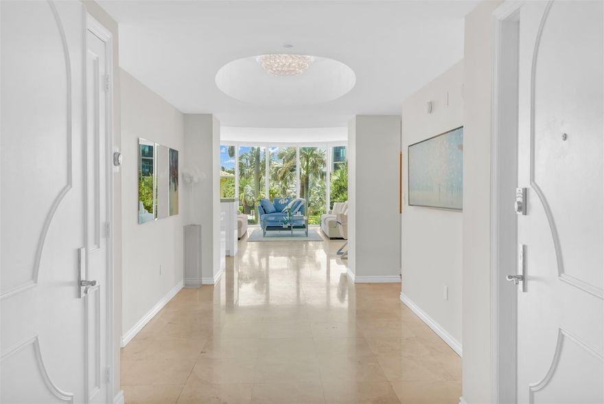 Totally remodeled, large three-bedroom condo in one of the most desired Highland Beach gated communities. New kitchen, appliances, quartzite counters. New paint, walk in closets. Beautiful and spacious living area with stunning natural light. Two separate balconies to enjoy the ocean breeze. Private beach access with club amenities, fitness center, spa, business center, 24-hour concierge service, pool, tennis and more. The North tower is the most convenient for the beach. Valet included.Leased through 02/28/2026