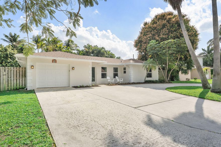 Location Location Location. Welcome home to this East Boca pool home in the highly desirable Old Floresta Neighborhood.  Featuring 3 bedrooms and two bathrooms and over 2,000 square feet of living space. Roof is 2025, 100% complete impact windows, AC is 2/2026, new gutters, New Tankless water heater, oversized one car garage, fully fenced yard, pool pump is 2025. Master offers attached bathroom with large shower and walk in closet.  Bonus room that is currently an office. No carpet, House has been fully painted inside and out, new landscaping with full irrigation. Large circle driveway. A rated schools, no HOA. Stones throw to Boca Regional hospital and FAU. Less than 1 mile to the beach and Mizner Park. Easy to show.