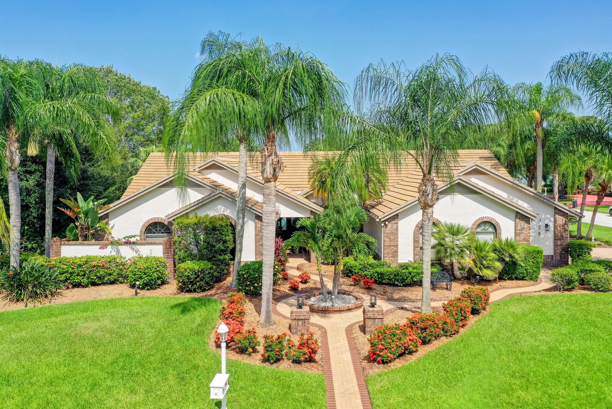 Welcome to Country Club Estates, where luxury living meets tranquility. This exquisite 4-bedroom, 3.5-bathroom home with a den/possible 5th bedroom is a dream come true. Situated on an oversized corner lot, this house offers stunning views of the 11th hole on the golf course. The private pool and spa make this home an entertainer's paradise, perfect for hosting gatherings and making lasting memories. Inside, you'll find a thoughtfully designed layout that separates the master suite from the other bedrooms, ensuring peace and tranquility. The den/flex room provides endless possibilities, whether you need a home office, a media room, or a playroom for the kids.The heart of this home is the stunning kitchen, complete with granite countertops, ample cabinet space, and a large pantry for all