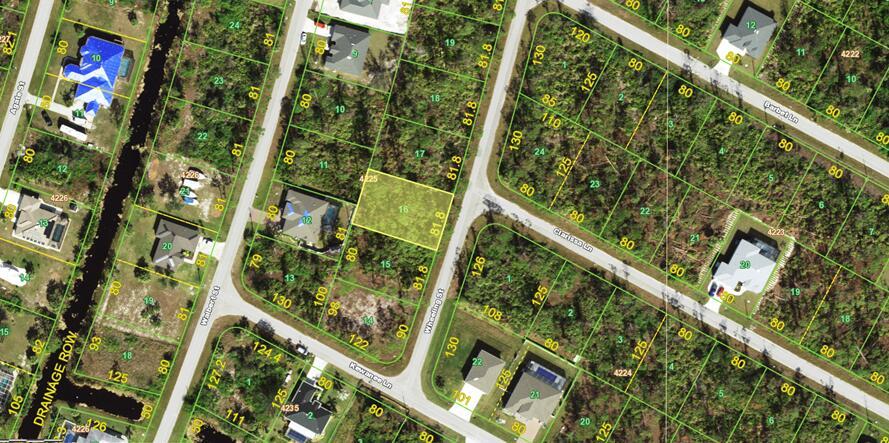 0.23 acre lot with lots of new houses in the area! Located in the popular Gulf Cove community, featuring county boat ramps and navigable waterways that lead to the Gulf of Mexico. Close to beaches, golf courses, and shopping.