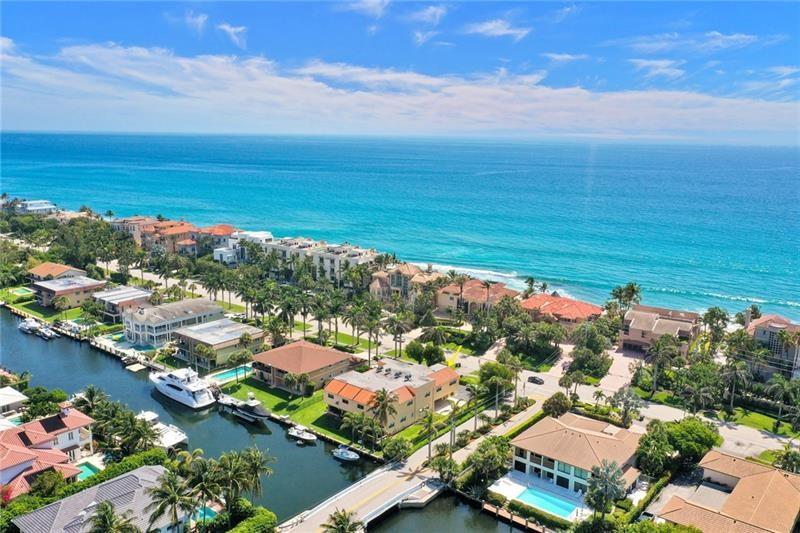 Rare 4 bedroom townhome in prestigious Highland Beach with a 2 car garage!! Steps to the sand. Private Beach access available. Kitchen upgrades include white cabinets, beautiful Quartz counters, stainless steel appliances and bar top seating in the kitchen. Spacious living room leads to a large, private deck overlooking the canal. Perfect to grill out or have a morning cup of coffee. All bedrooms are located on the second floor. Master features an en-suite bathroom, walk in closet, balcony facing East.. Bringing the ocean breeze right to you! Another en-suite bedroom down the hall. Additionally, two more bedrooms jack-and-jill style. All bathrooms are tastefully remodeled. Wonderful location right in the middle of downtown Boca and Delray. PETS OK case by case basis.