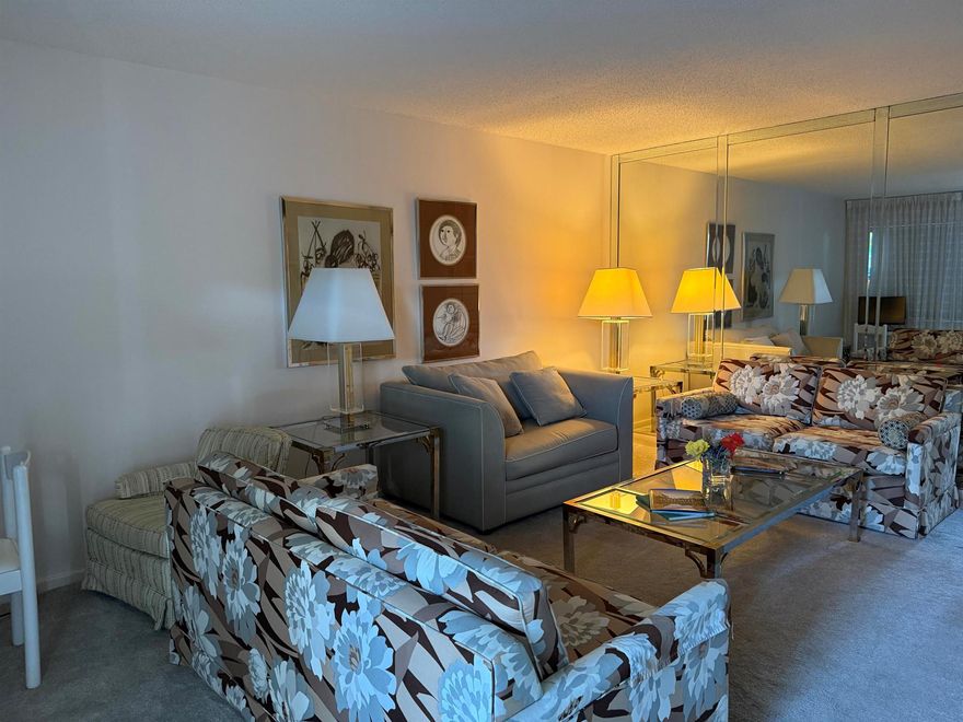 Furnished 2BR/1.5BA corner condo in Century Village, Deerfield Beach. First-floor unit with 850 sq ft under air. Available Dec 15-Apr 30. All utilities included. Enjoy the newly renovated pool, clubhouse, cafe, fitness center, and tons of activities. Great seasonal rental close to shopping and beaches. No pets, no smoking.